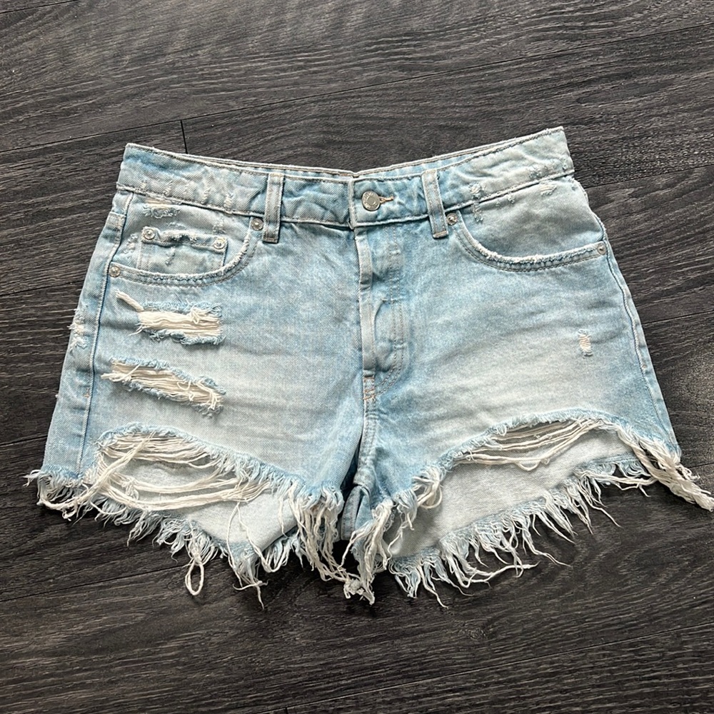 Zara denim shorts